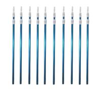 SZLIFE 10x per la Pulizia della Piscina da 9,84 Piedi telescopici Leggeri retrattili Lunghezza Regolabile per rastrello con Testa Commerciale, Blu