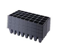 SZLIFE 12 Pezzi vassoi per piantine da con Foro per propagazione, Portatile, con Foro di drenaggio, vassoi per la Coltivazione di Fiori da Fattoria, 32 Celle