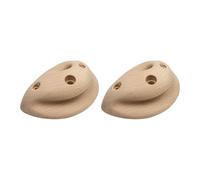 SZLIFE 2 Pezzi di Prese in Legno per Arrampicata su Roccia, Trave per Dita Compatta, Resistente, Portatile