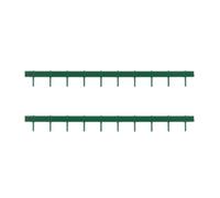 SZLIFE 2 Pezzi di Ringhiere per Scene Stradali Modello Fai da Te Artigianato 1: 87 Ornamenti Paesaggistici Recinzione Stradale Verde Progetti di Architettura, Verde
