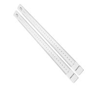 SZLIFE 2x Guide per mattarello Strumenti per argilla polimerica Strumenti per la cottura Guide per lo spessore dell'impasto per ristorante, casa, Spessore 3 Mm