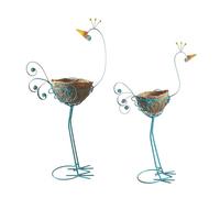 SZLIFE 2X piantatore di Pavone Piante Elegante pentola di Fiori Esterna a Fiore rastrellino Decorativo per Il Giardino per Le Vacanze Giardino Prato