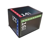 SZLIFE 3 in 1 Plyometric Jumping Box, Box Pliometrico per Salto, Equilibrio E Coordinazione, Multifunzione Allenamento della Step up Box per Esercizi 30 * 35 * 40cm, Style D