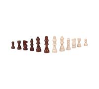 SZLIFE 32 Pezzi degli Scacchi in Legno, Scacchi in Legno, 1-2 Giocatori, rompicapo, Pezzi degli Scacchi, Figurine per Club, Ufficio, dormitorio, torneo, L