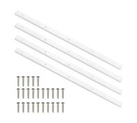 SZLIFE 4 pezzi di slitta per da tavolo, per taglio trasversale, 43 cm, accessorio, ricambio, binario scorrevole, barra obliqua per dima conica per