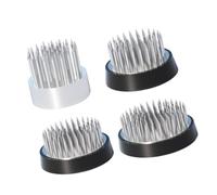 SZLIFE 4 Pezzi di Supporti Rotondi per composizioni Floreali, Facili da Usare, Ideali per l'insegnamento in la Decorazione della casa, Acciaio Inossidabile, Diametro 2.3 Cm