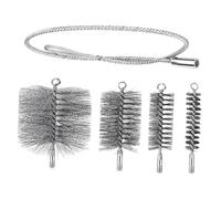 SZLIFE 4 pezzi Spazzole per spazzacamino Accessori in filo metallico per impieghi gravosi con asta lunga Spazzole per la pulizia dei tubi per cappe aspiranti
