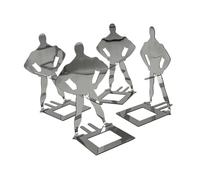 SZLIFE 4 Pezzi Supporto per Hot Dog per Barbecue, Supporto per Salsicce, Accessori Portatili per griglia, Accessori riutilizzabili, Gadget Regalo Divertente, Senza Dubbio