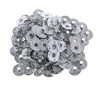 SZLIFE 500 Pezzi di Supporto per Stoppino in Metallo per Candele, Base per Candele, 12,5 X 3 Mm, 100 pezzi-12,5 × 2,5 mm