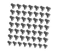 SZLIFE 50x Clip girevoli per Occhiali, Fibbie per Occhiali, Clip Porta Lenzuolo, Morsetti di Fissaggio per Indumenti Neri affidabili, Accessori robusti per