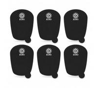 SZLIFE 6 Pezzi Cuscinetti per Bocchino, per e Clarinetto, 0.35mm .75mm, Trasparenti, Protezione Bocchino, Nero, Grande