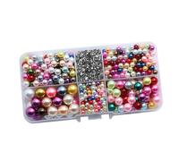 SZLIFE 600x Perline artigianali Forniture per perline sciolte multifunzionali lucide fatte a mano per anelli, scarpe, orecchini, decorazioni, Colorato