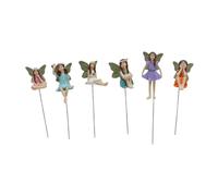 SZLIFE 6X Figurine di Folletti in Miniatura Accessori per Giardini Prato per Il Giardino di Ornamento segni Piccoli Angelo Statue per Il Cortile del