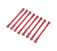 SZLIFE 8X Asta di Collegamento del Telaio dell'auto RC Accessorio Fai da Te Facile da installare Riparazione Diretta Sostituisce Accessori per Auto, Rosso