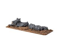 SZLIFE Accessori per Acquario per Decorazioni per Il Pesce, Decorazioni per acquari rocciosa Leggera, Creativa per Il Paesaggio aquacaping di Pesce Betta, Xuanwu Era