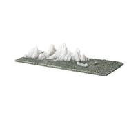SZLIFE Accessori per Acquario per Decorazioni per Il Pesce, Decorazioni per acquari rocciosa Leggera, Creativa per Il Paesaggio aquacaping di Pesce Betta, Snow Mountain