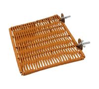 SZLIFE Accessori per trespolo per Uccelli, Marrone, Regali Versatili, tavola per Esercizi e Riposo, Articoli per Animali Domestici per pappagalli, cincillà, 1 Pezzo