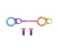 SZLIFE Adattatore convertitore per Freni a Disco per Bici da Strada, sostituisce con Viti l'adattatore di Montaggio della Pinza del Freno a Disco per Il, Multicolore 5.1x1.1cm