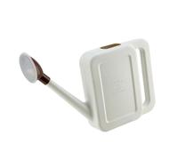 SZLIFE Annaffiatoio da 1 litro, attrezzo da Giardinaggio Leggero per Interni ed Esterni, Moderno Vaso per annaffiare con Testina di irrigazione Staccabile, Bianco