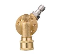 SZLIFE Attacco Girevole per idropulitrice, Attacco rapido da 12 mm, attrezzo per la Pulizia, Accessorio per la Pulizia delle grondaie in Rame, Angoli di