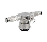 SZLIFE Attacco per fusto di birra a basso profilo con blocco a sfera, parte di ricambio per Kegerator, valvola per rubinetto per fusto, componente per birra, Type D