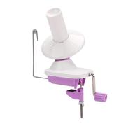 SZLIFE Avvolgitore per filato di lana, porta-palline di lana, portatile, manuale, per uso domestico, comodo per matasse di filo, uncinetto, fibra, Viola