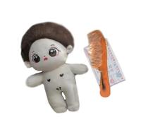 SZLIFE Bambola di cotone, figura di peluche anime, giocattolo imbottigliato grazioso con abbigliamento per ragazze regali per le vacanze, Niente Scheletro