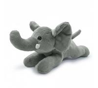 SZLIFE Bambola Panda Peluche Giocattolo Morbido Animale Lying Soffice Compagno Realistico Materiale Ripieno Funzione Adatto per Regalo Decorazione Cameretta Bambini, Elefante