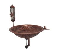 SZLIFE Bird Bath Bird Meeder, Accessori di capacità, resoconto Vintage Ornamnet Garden Yard Decoration per all'aperto