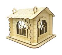 SZLIFE Bird House Wooden a Mano assemblata Assiciare Birdhouse Outdoor per Cardinale Bluebird Finch Outside Outdoor
