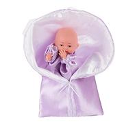 SZLIFE Burattino Da Dito per Bambini, Realistico, Neonato, Giocattolo in Vinile con Vestiti Morbidi E Bordo in Pizzo, Adatto Come Regalo di Compleanno per Ba, Viola, Taglia unica bambino