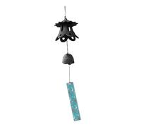 SZLIFE Carillon a Giapponese, Ornamento da Appendere, Robusto, Artigianato Artistico, Design retrò, Carillon a in Metallo, Campana a per Cortile, Style D