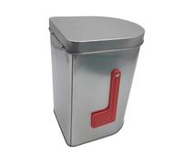 SZLIFE Cassetta postale in latta per Natale, stile retrò, decorativa, progetti fai da te, mini cassetta postale, postale per esterno, giardino,