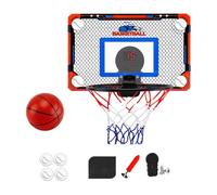 SZLIFE Cerchio da Basket Montato a Parete, sopra la Porta Mini Cerchio, con Le Palle Accessori per Durata della Porta di Pallacanestro per Ragazzi Ragazze, con Il Punteggio, Grande