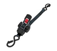 SZLIFE Cinghia a cricchetto retrattile con ganci a S, cinghia di fissaggio a cricchetto per rimorchio da carico, camioncino, furgone