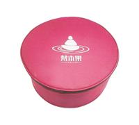 SZLIFE Ciotola del suono di trasporto buddista Borsa da suono Strumento di protezione Borsa da viaggio Bagna Tibetana Borsa di stoccaggio per viaggi, 26x13 Cm
