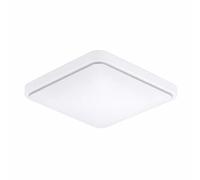 SZLIFE Copertura Soffitto Illuminazione Morbida, Diffusore Luce LED Soffitto Uniforme 37x37cm, Forma Quadrata in Plastica, Design Moderno, Moderno, Linea Argento