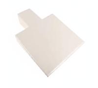 SZLIFE Cuscino Supporto Maternità Accessorio Cuneo Pilates Cuscino Stretching Schiuma Robusta Design Sagomato su Misura per Adattarsi Ai Reformer Regolazione, Bianco