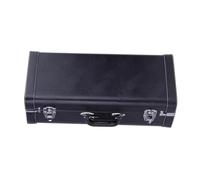 SZLIFE Custodia Tromba Professionale Custodia Rigida Accessorio Musicale Valigetta Da Trasporto Maniglia Portatile Chiusure Interno Velluto, Nero