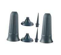 SZLIFE Decorazione per lapide da esterno, leggera e facile da usare, contenitore da giardino, portafiori per lapidi da cimitero, con Base a Picchetto