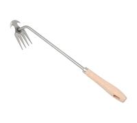 SZLIFE Diserbante Manuale per Giardino, attrezzo per diserbare Che Fa Risparmiare Fatica, Impugnatura ergonomica, Strumento per diserbare a Mano per Cortile, Quattro Denti, 40 Cm