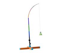 SZLIFE Dispositivo di Allenamento per Badminton, Badminton Train con Base Stabile e ponderata, Automatico per Bambini, Macchina per Pratica al, Orangina