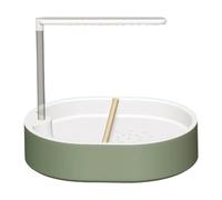 SZLIFE Doccia per pappagalli, Vasca Automatica per Uccelli, Accessori per Gabbia, Versatile, Portatile, per Interni, Facile da installare, con trespolo per