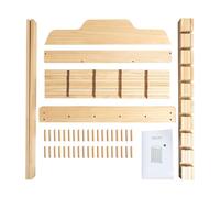 SZLIFE Espositore per Auto in 1/64, Robusto espositore in Legno, Montaggio a Parete, scaffale per Auto Giocattolo, per Auto, Giocattoli da Collezione