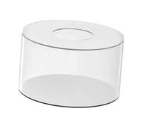 SZLIFE Espositore per Torte in Acrilico Trasparente, Alzata per Alimenti, Decorazione da Tavolo, Porta Torta riempibile per Catering, Feste, Addio al, 15x10 Cm