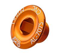 SZLIFE Estrattore per Pedivelle, Guarnitura, Corona, Perno Centrale, Tappo a Vite, Coperchio in Lega di Alluminio, Accessori per Mountain Bike, Arancia