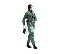 SZLIFE Figura di Ufficiale in 1:24, Miniatura per Diorama, Accessorio per la Decorazione di Scene di Scene di Hobby, Micro Paesaggio e Giardino delle, Femmina