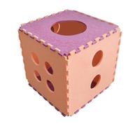 SZLIFE Forma di a Forma di graffiatore graffiatore Nido condominio per a Riposo Gruccio Semplice per Il Giocattolo Ispessito del Giocattolo, 30x30x30 Cm