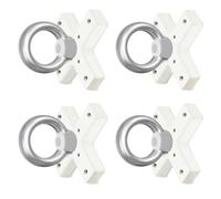 SZLIFE Gancio da Pare Senza Trapano per, Gancio anello inox, 4 | Perno senza traccia, Accessorio appendere, Sismazione oggetti, Per da