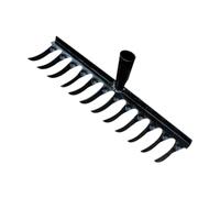 SZLIFE Garden Rake Head Thartch Rake Multipurpose Accessori Hand Weeder Remover Strumento per la Raccolta del Prato a Foglia allentando Il Terreno, 12 Denti